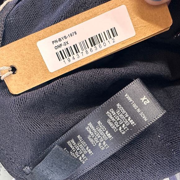 Skims Women's Black Shimmery Fits Everybody Brief Panty, Size 2X NWT - Picture 4 of 4